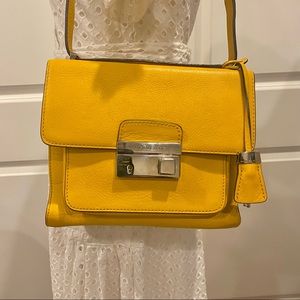 Michael Kors Collection Mustard Shoulder Bag